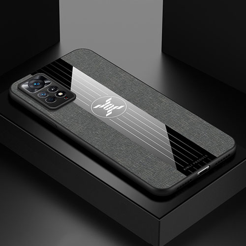 Ultra-thin Silicone Gel Soft Case Cover X01L for Xiaomi Redmi Note 11 4G (2022) Gray