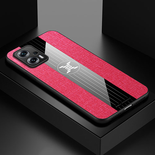 Ultra-thin Silicone Gel Soft Case Cover X01L for Xiaomi Redmi Note 11T Pro+ Plus 5G Red
