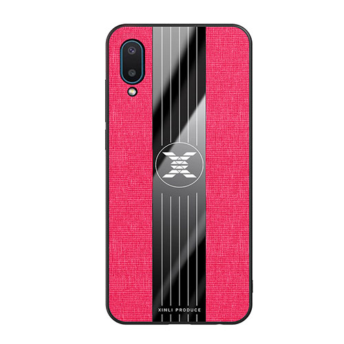 Ultra-thin Silicone Gel Soft Case Cover X02L for Samsung Galaxy A02 Red