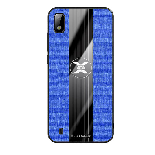 Ultra-thin Silicone Gel Soft Case Cover X02L for Samsung Galaxy A10 Blue