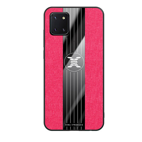 Ultra-thin Silicone Gel Soft Case Cover X02L for Samsung Galaxy A81 Red