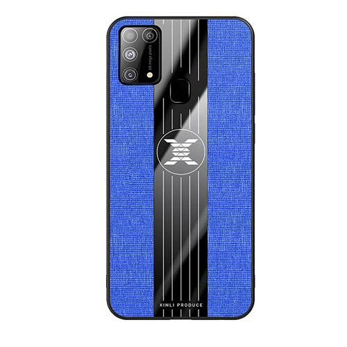 Ultra-thin Silicone Gel Soft Case Cover X02L for Samsung Galaxy M31 Prime Edition Blue