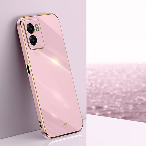 Ultra-thin Silicone Gel Soft Case Cover XL1 for Oppo A77 4G Pink