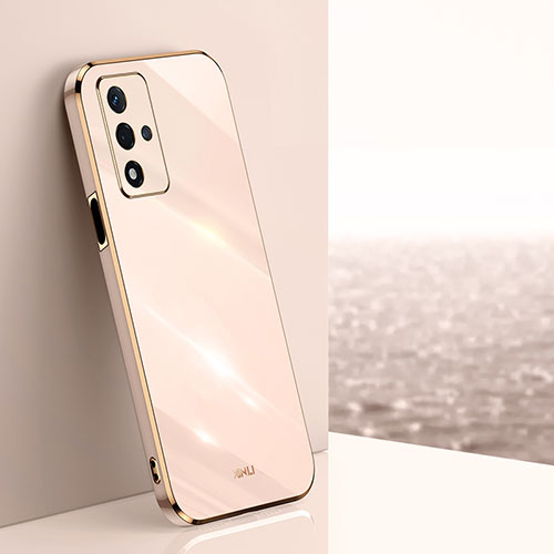 Ultra-thin Silicone Gel Soft Case Cover XL1 for Oppo A93s 5G Gold