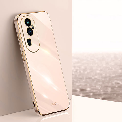 Ultra-thin Silicone Gel Soft Case Cover XL1 for Oppo Reno10 Pro+ Plus 5G Rose Gold