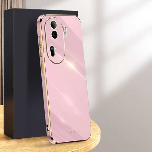 Ultra-thin Silicone Gel Soft Case Cover XL1 for Oppo Reno11 Pro 5G Clove Purple