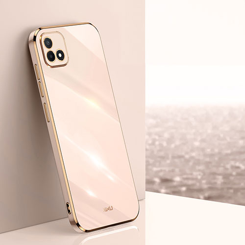 Ultra-thin Silicone Gel Soft Case Cover XL1 for Realme C11 (2021) Rose Gold