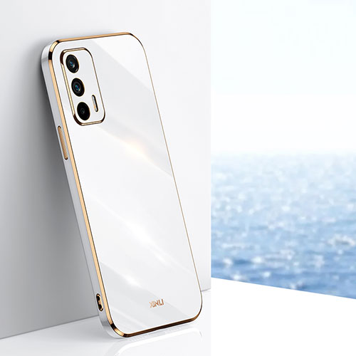 Ultra-thin Silicone Gel Soft Case Cover XL1 for Realme GT 5G White