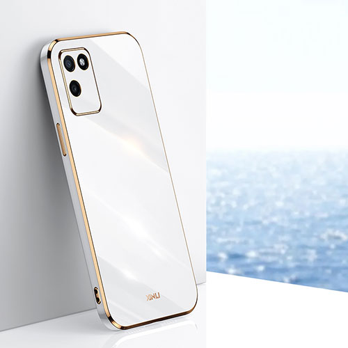 Ultra-thin Silicone Gel Soft Case Cover XL1 for Realme V11s 5G White