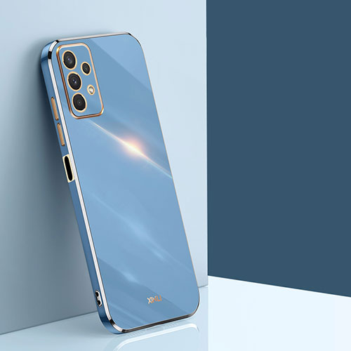 Ultra-thin Silicone Gel Soft Case Cover XL1 for Samsung Galaxy A32 4G Blue