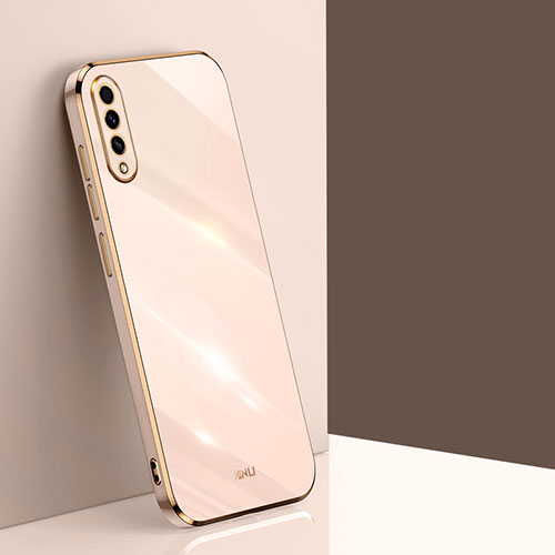 Ultra-thin Silicone Gel Soft Case Cover XL1 for Samsung Galaxy A50 Gold