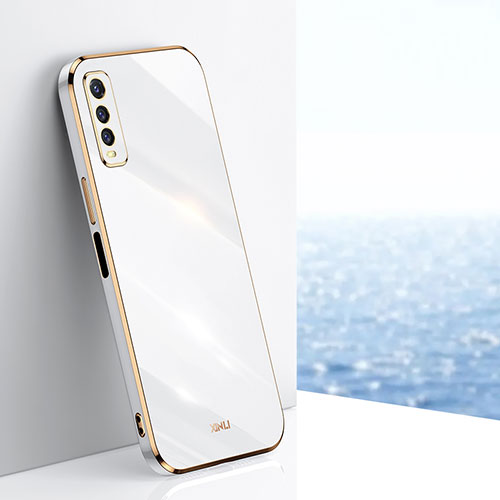 Ultra-thin Silicone Gel Soft Case Cover XL1 for Vivo iQOO U1 White