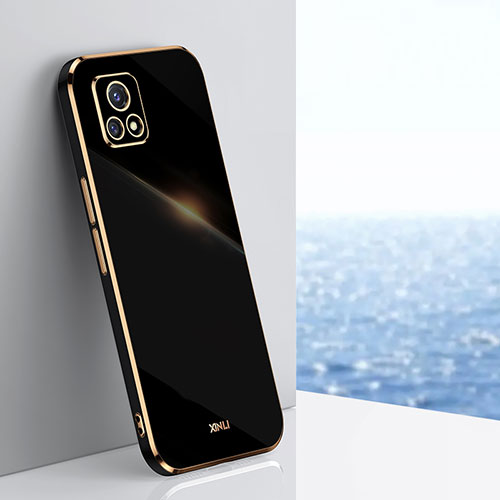Ultra-thin Silicone Gel Soft Case Cover XL1 for Vivo iQOO U3 5G Black
