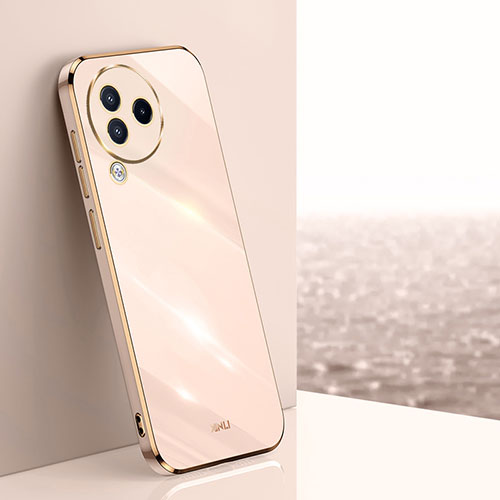 Ultra-thin Silicone Gel Soft Case Cover XL1 for Xiaomi Civi 3 5G Rose Gold