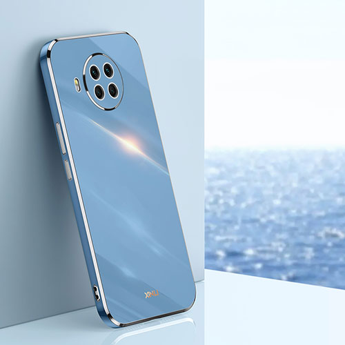 Ultra-thin Silicone Gel Soft Case Cover XL1 for Xiaomi Mi 10i 5G Blue
