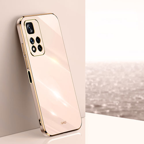 Ultra-thin Silicone Gel Soft Case Cover XL1 for Xiaomi Mi 11i 5G (2022) Gold