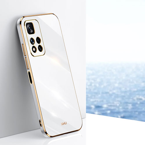 Ultra-thin Silicone Gel Soft Case Cover XL1 for Xiaomi Mi 11i 5G (2022) White