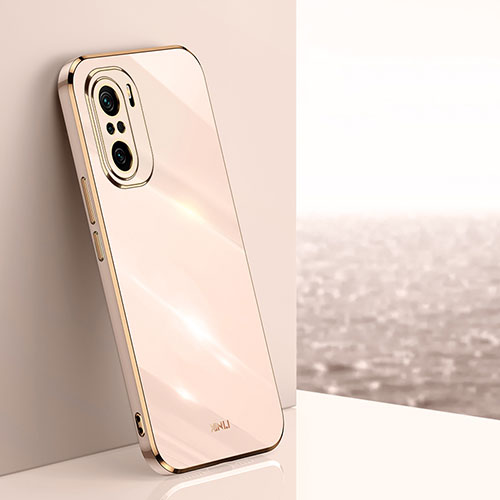 Ultra-thin Silicone Gel Soft Case Cover XL1 for Xiaomi Poco F3 5G Gold