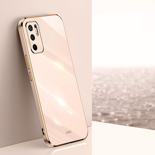 Ultra-thin Silicone Gel Soft Case Cover XL1 for Xiaomi POCO M3 Pro 5G Gold