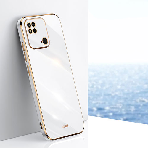 Ultra-thin Silicone Gel Soft Case Cover XL1 for Xiaomi Redmi 10 Power White
