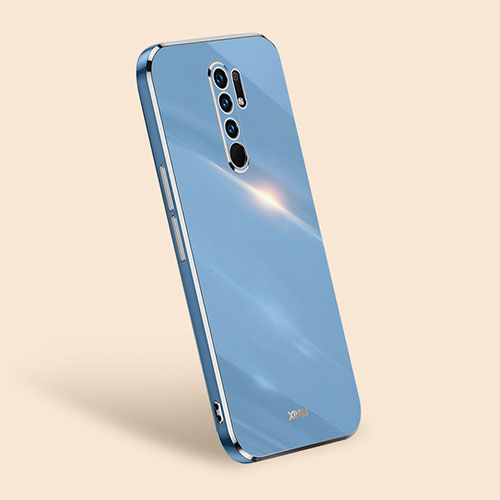 Ultra-thin Silicone Gel Soft Case Cover XL1 for Xiaomi Redmi 9 Prime India Blue