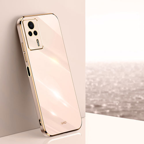 Ultra-thin Silicone Gel Soft Case Cover XL1 for Xiaomi Redmi K60E 5G Gold