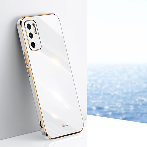 Ultra-thin Silicone Gel Soft Case Cover XL1 for Xiaomi Redmi Note 10 5G White