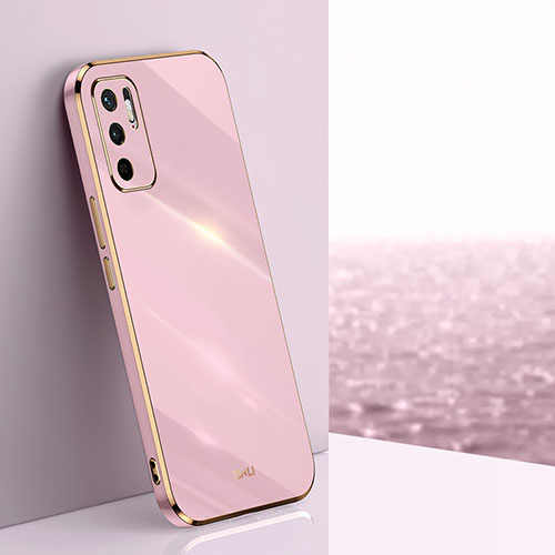 Ultra-thin Silicone Gel Soft Case Cover XL1 for Xiaomi Redmi Note 10T 5G Pink