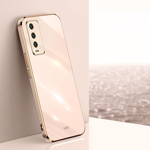 Ultra-thin Silicone Gel Soft Case Cover XL1 for Xiaomi Redmi Note 9 4G Gold