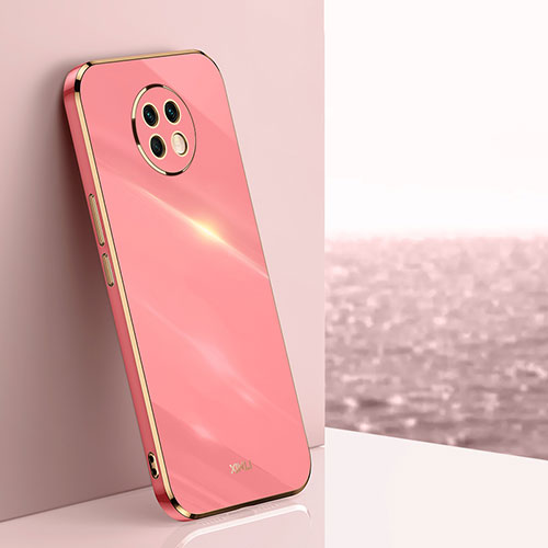 Ultra-thin Silicone Gel Soft Case Cover XL1 for Xiaomi Redmi Note 9T 5G Hot Pink
