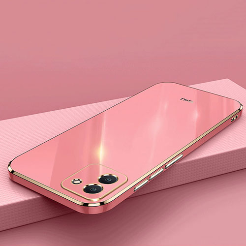 Ultra-thin Silicone Gel Soft Case Cover XL2 for Samsung Galaxy A03 Rose Gold