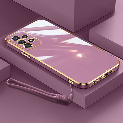 Ultra-thin Silicone Gel Soft Case Cover XL2 for Samsung Galaxy A23 5G Purple