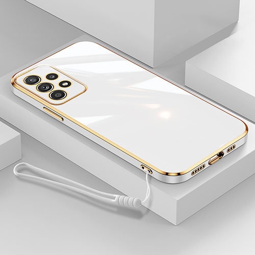 Ultra-thin Silicone Gel Soft Case Cover XL2 for Samsung Galaxy A23 5G White