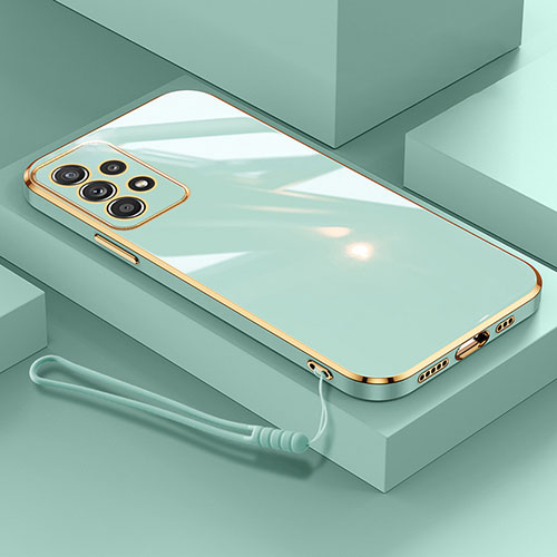 Ultra-thin Silicone Gel Soft Case Cover XL2 for Samsung Galaxy A52 5G Green