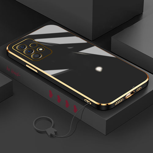 Ultra-thin Silicone Gel Soft Case Cover XL2 for Samsung Galaxy A53 5G Black