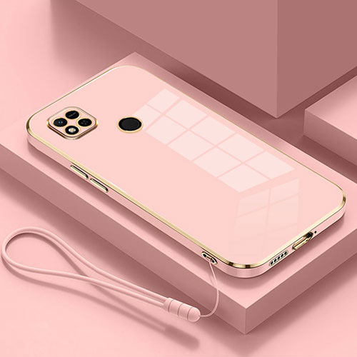 Ultra-thin Silicone Gel Soft Case Cover XL2 for Xiaomi Redmi 9 India Rose Gold