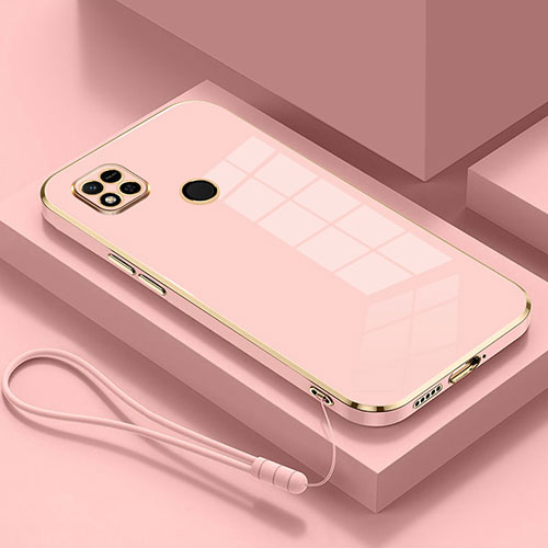 Ultra-thin Silicone Gel Soft Case Cover XL2 for Xiaomi Redmi 9C Rose Gold