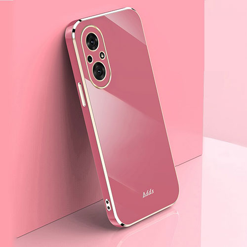 Ultra-thin Silicone Gel Soft Case Cover XL3 for Huawei Nova 9 SE Hot Pink