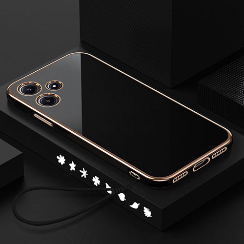 Ultra-thin Silicone Gel Soft Case Cover XL3 for Xiaomi Poco M6 Pro 5G Black