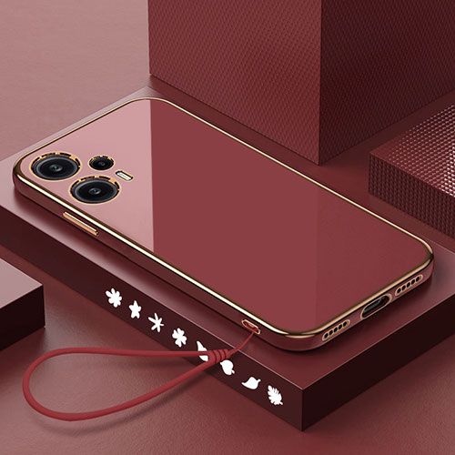 Ultra-thin Silicone Gel Soft Case Cover XL3 for Xiaomi Redmi Note 12 Turbo 5G Red