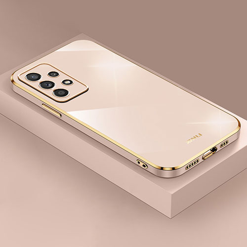 Ultra-thin Silicone Gel Soft Case Cover XL4 for Samsung Galaxy A32 5G Gold