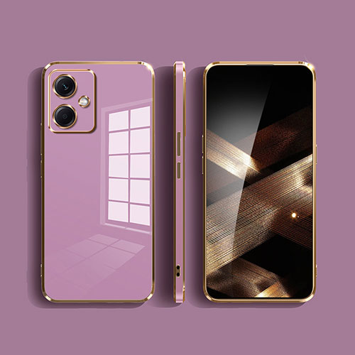 Ultra-thin Silicone Gel Soft Case Cover XL4 for Xiaomi Redmi Note 12R Pro 5G Purple