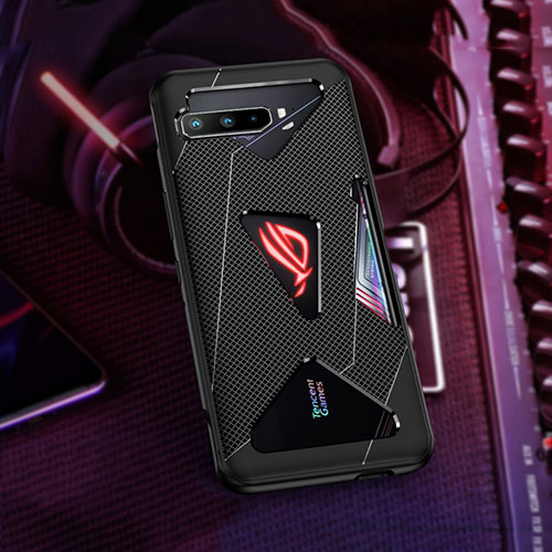 Ultra-thin Silicone Gel Soft Case Cover ZJ1 for Asus ROG Phone 3 Strix ZS661KS Black