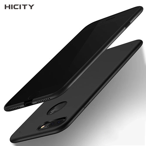 Ultra-thin Silicone Gel Soft Case D01 for Apple iPhone 7 Plus Black