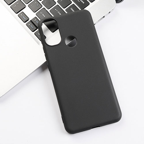 Ultra-thin Silicone Gel Soft Case for Motorola Moto E40 Black