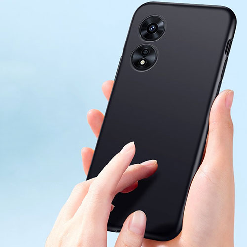 Ultra-thin Silicone Gel Soft Case for Oppo Reno8 T 5G Black