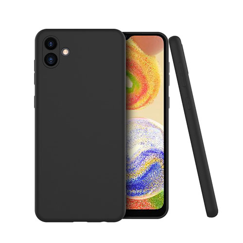 Ultra-thin Silicone Gel Soft Case for Samsung Galaxy A04 4G Black