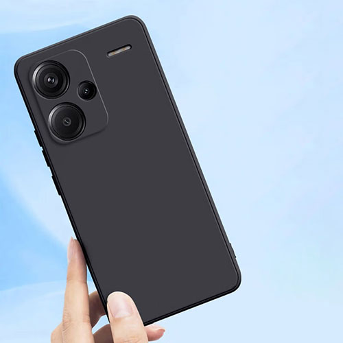 Ultra-thin Silicone Gel Soft Case for Xiaomi Redmi Note 13 Pro+ Plus 5G Black