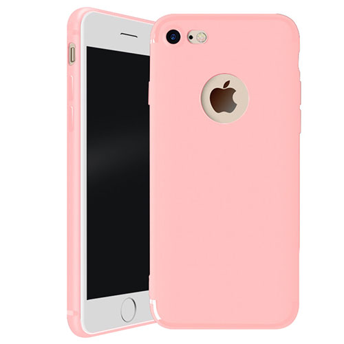 Ultra-thin Silicone Gel Soft Case H01 for Apple iPhone SE (2020) Pink