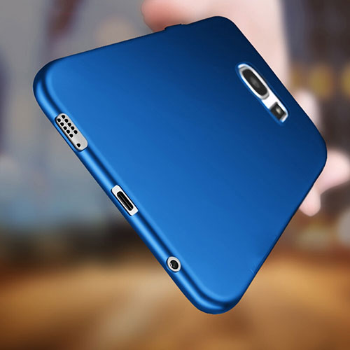 Ultra-thin Silicone Gel Soft Case R06 for Samsung Galaxy S7 Edge G935F Blue